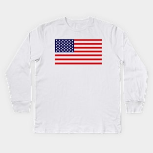 American Flag Kids Long Sleeve T-Shirt